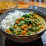 Chickpea & Spinach Coconut Curry