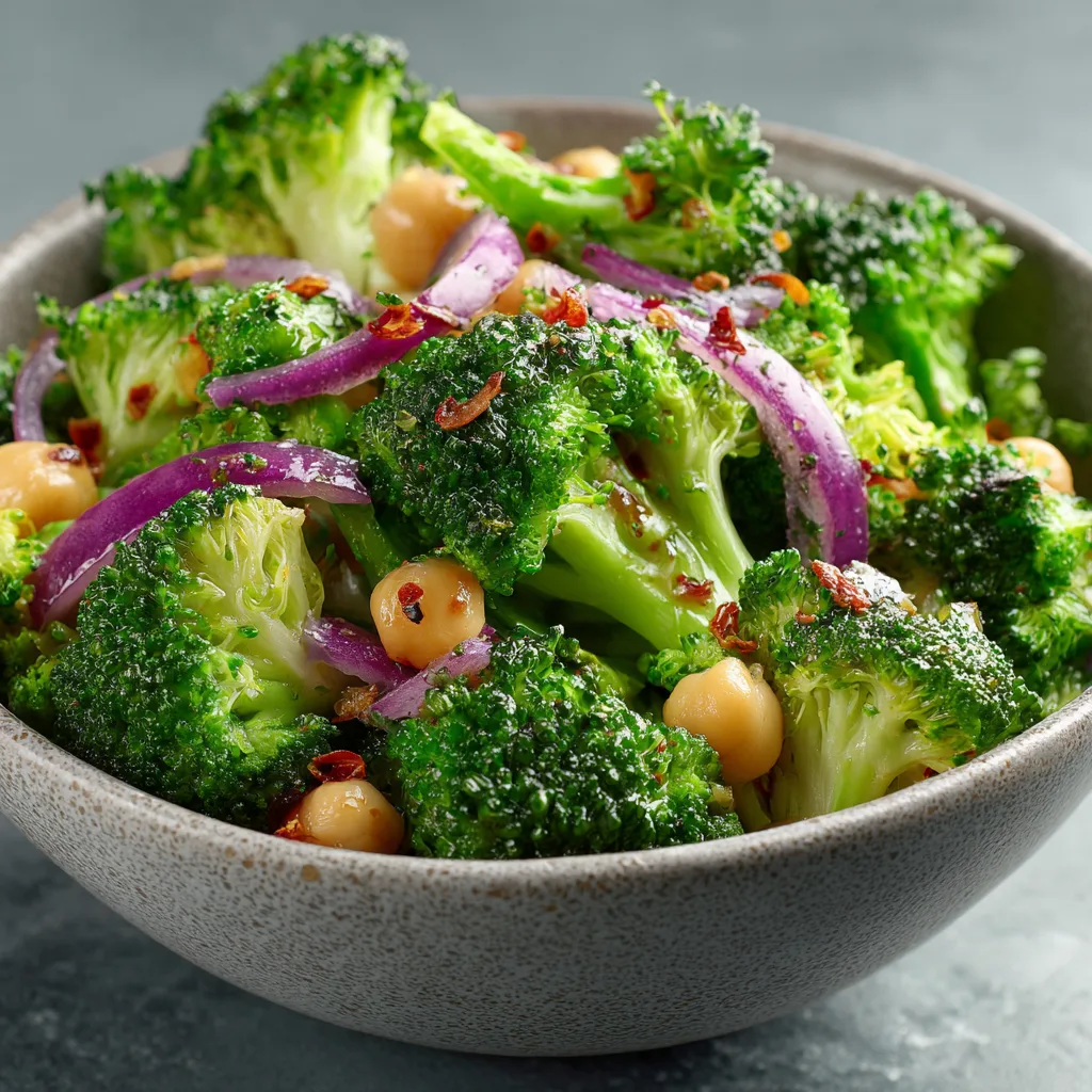 Broccoli Chickpea Salad