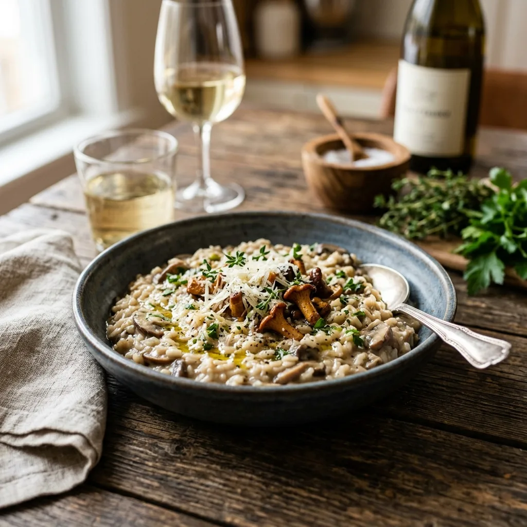 Recette de risotto aux champignons : Guide complet