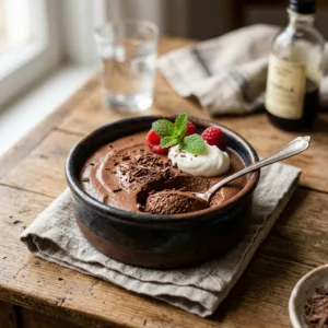 Recette de mousse au chocolat traditionnelle facile