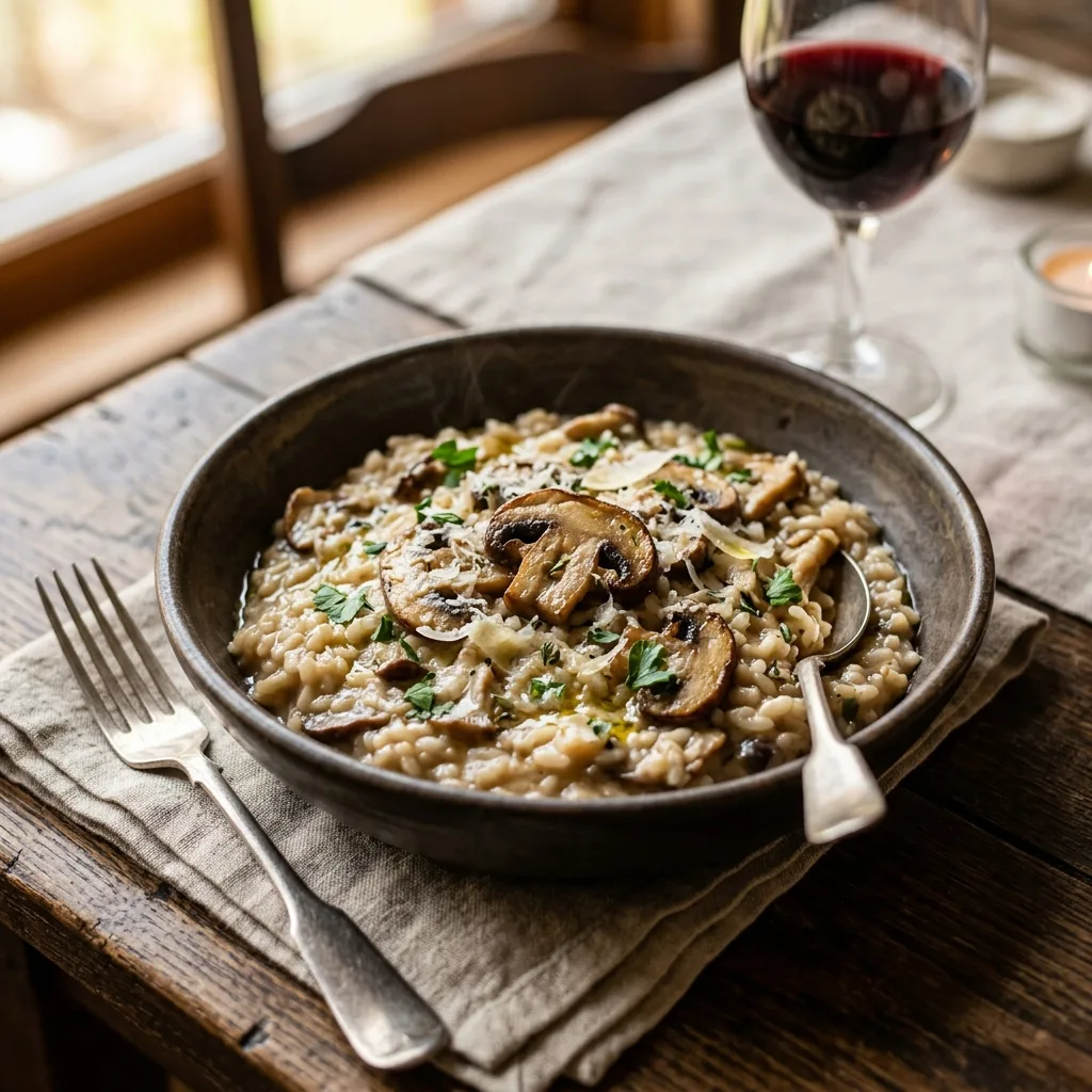 Recette de risotto aux champignons : Guide complet